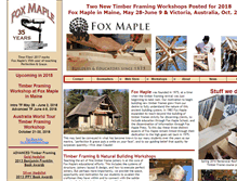 Tablet Screenshot of foxmaple.com